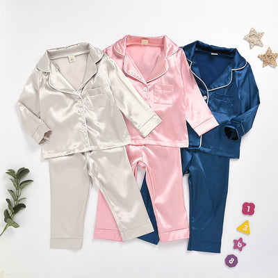 Bata Infantil de Color Liso - Conjunto Casual y Elegante - Image 9