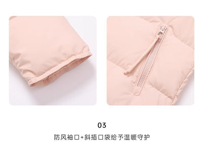 Abrigo Acolchado de Pato Blanco Largo Invierno Diseño Coreano Mujer - Image 22