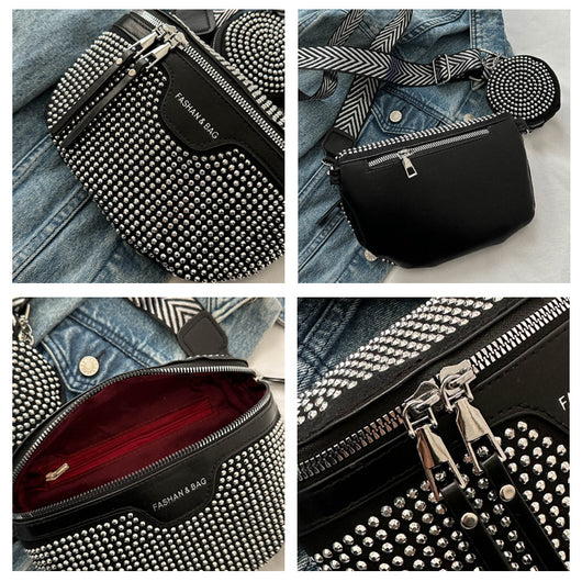 Bolso Bandolera Cuadrado Compacto de Gran Capacidad - Image 22