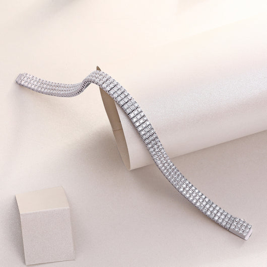 Pulsera Cadena Radiance - Plata S925 con Moissanita Premium - Image 9