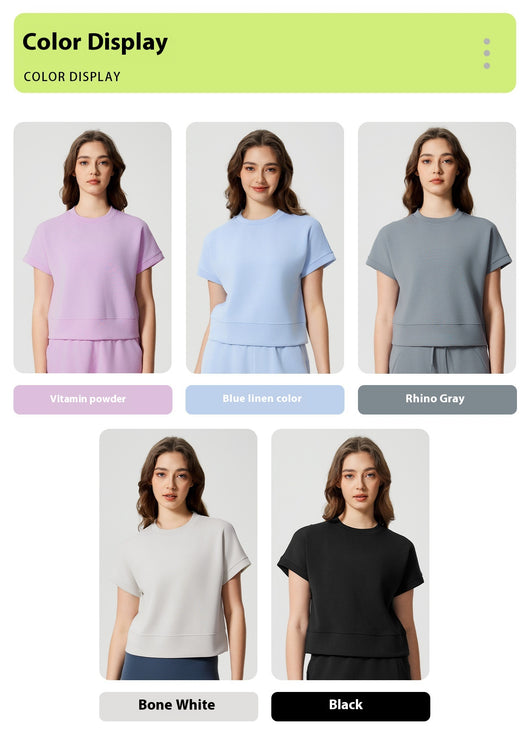 Playera Yoga Suelta Transpirable con Tecnología Air Layer - Image 17