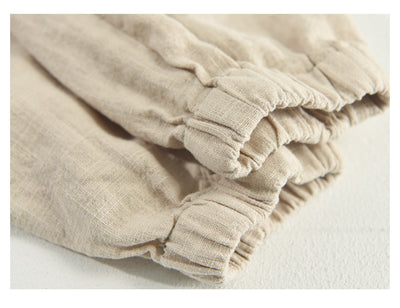 Pantalones Cortos Casuales de Algodón y Lino Relajados para Hombre - Image 21