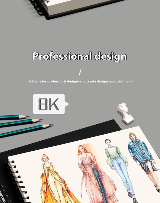 Cuaderno de Dibujo A4 Profesional con Papel Grueso - Image 12