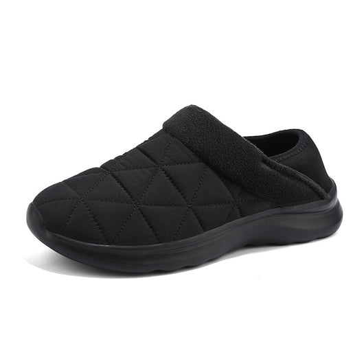 Pantuflas de Pareja en Algodón Cálido - Diseño Liso para Casa - Image 2