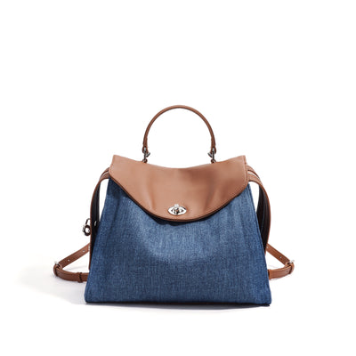 Mochila Cómoda Estilo Coreano Jean Lazy Backpack - Image 6