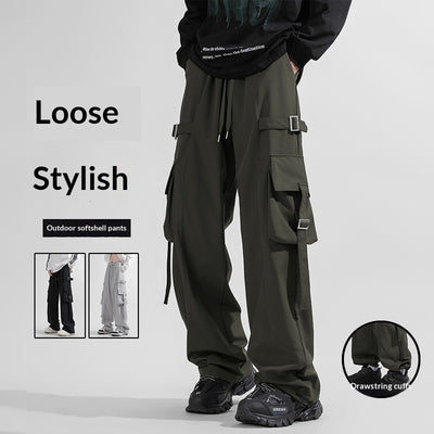 Pantalones Rectos Anchos para Hombre - Image 5