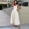 Vestido Sin Mangas con Flecos Elegante para Mujer
