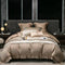 Juego de Cama Jacquard 4 Piezas - Algodón de Fibra Larga Premium