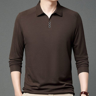 Polera con Textura Vertical y Acceso de Botones de Control - Image 18