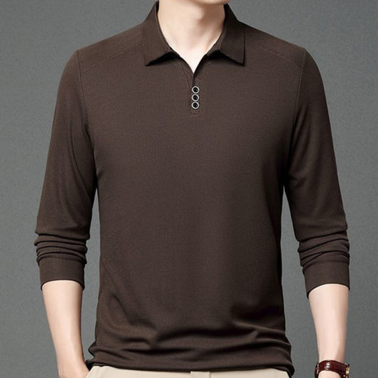 Polera con Textura Vertical y Acceso de Botones de Control - Image 18
