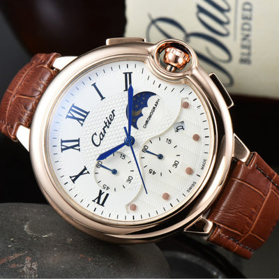 Reloj de Negocios para Hombre con Correa de Goma - Image 3