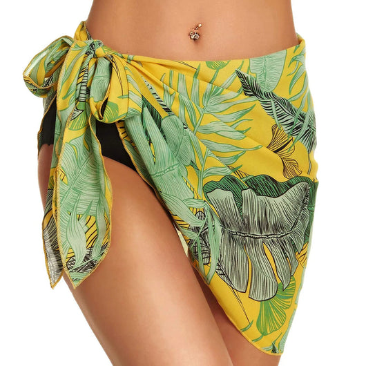 Vestido Playero Corto de Gasa con Transparencia Elegante - Image 25