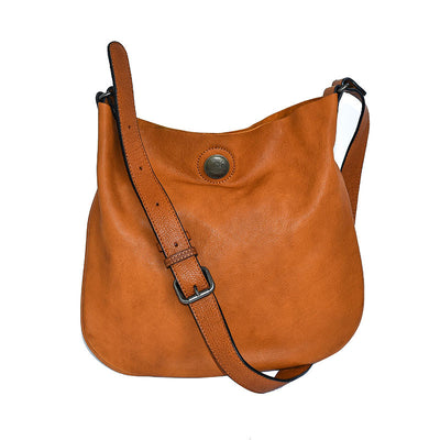 Bolsa Mensajera de Cuero Retro para Literatura y Arte - Image 6