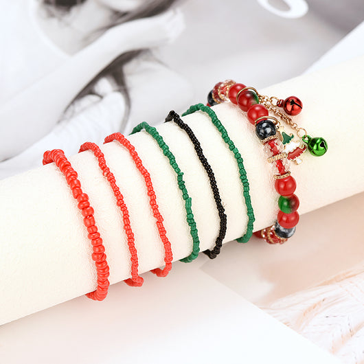 Pulsera Tejida de Moda con Detalles en Contraste para Mujer - Image 3