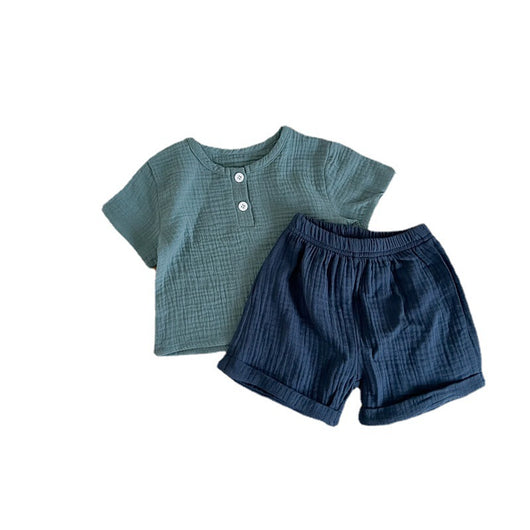 Conjunto de Algodón para Bebé - Playera y Shorts Unisex - Image 7