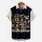 Camisa Estampada de Manga Corta para Hombre