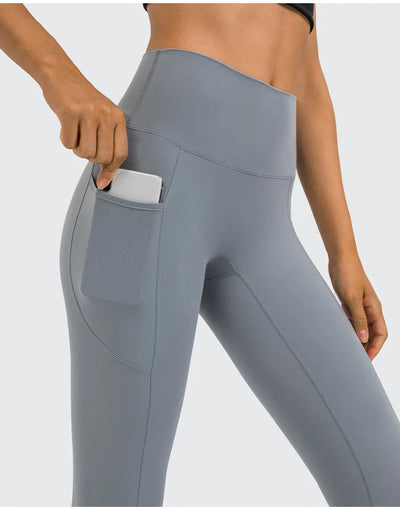 Pantalones Deportivos de Talle Alto con Compresión Abdominal para Correr - Image 11
