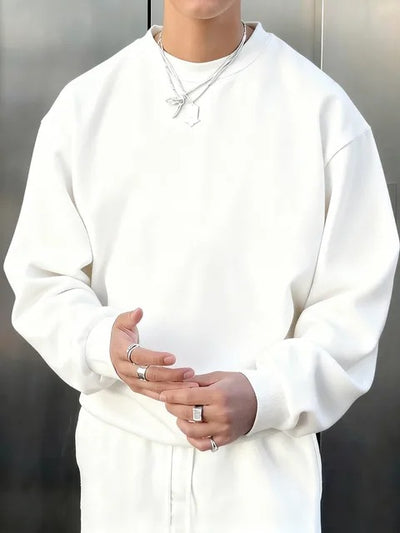 Suéter de Lana Merino para Hombre - Cuello Redondo Casual - Image 14