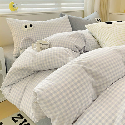 Juego de Cama Ojos Grandes - Funda Nórdica 4 Piezas Efecto Satinado - Image 6
