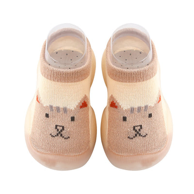 Zapatos Infantiles de Estilo Coreano con Suela Suave para Interior