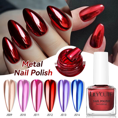Esmalte de Uñas Espejo Metalizado Secado Rápido sin Horno - Image 44