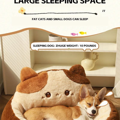 Cama Redonda Acogedora para Gatos y Perros - Colchón Térmico Invierno - Image 17
