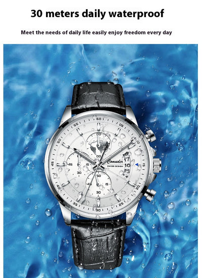 Reloj Automático para Hombre Resistente al Agua con Calendario y Esfera Luminosa - Image 12