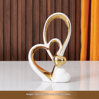 Adorno Decorativo de Corazón para Parejas - Ornamento de Lujo para Bodas y Hogar - Image 7