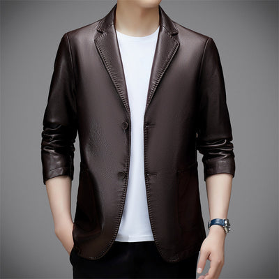 Chaqueta de Cuero para Hombre Estilo Moderno - Image 13