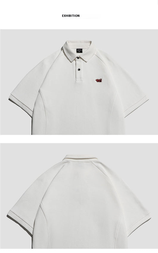Camiseta Holgada Retro Americana Bordada para Hombre - Image 17