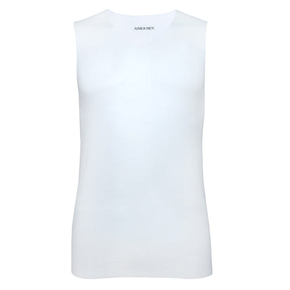 Musculosa Hombre Modal Elástica Ajustada - Colores Lisos