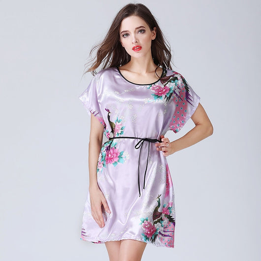 Pijama de Satén de Seda para Mujer Talla Grande - Image 6