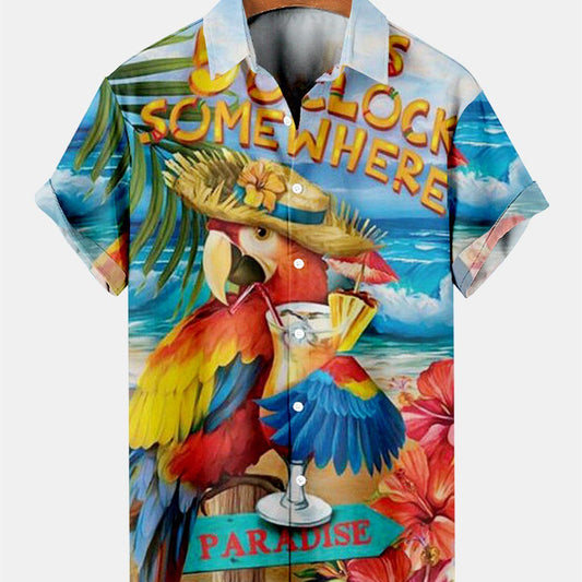 Playera Estampada 3D Digital para Hombre Talla Grande