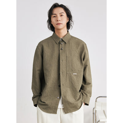 Camisa Abrigo Manga Larga para Hombre - Image 2