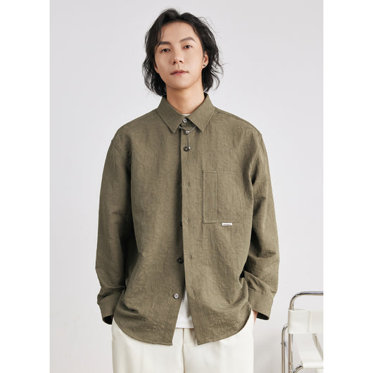 Camisa Abrigo Manga Larga para Hombre - Image 2