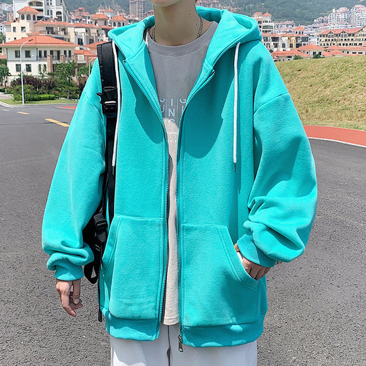 Chaqueta Hoodie Casual con Cierre para Hombre - Image 17