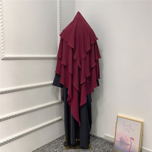 Pañuelo Dubai Elegante de Tres Capas - Accesorio Versátil para Viajes - Image 9
