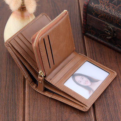 Cartera Corta Hombre Retro Mate Portacédulas - Image 12