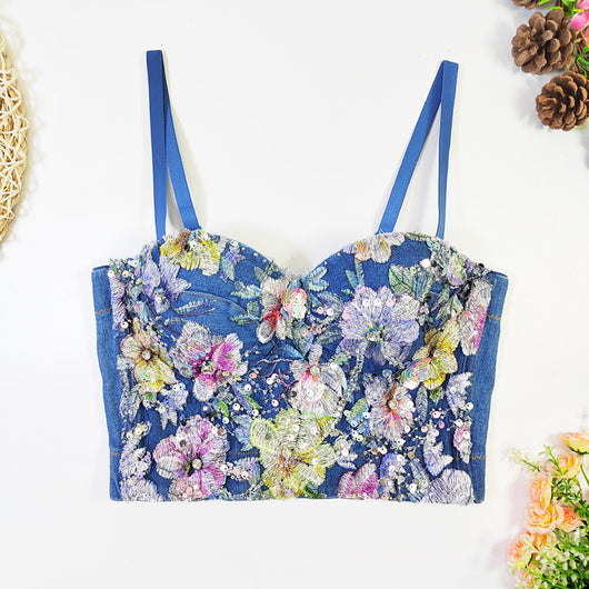 Traje de Baño Estilo Vaquero Europeo Monokini sin Tirantes - Image 21