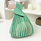 Striped Beige Apple 20 X 12x35 Cm