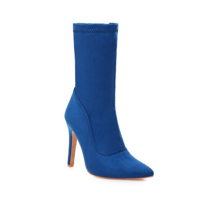Botas Mujer Punta Aguda Tacón Stiletto Talla Grande - Image 13
