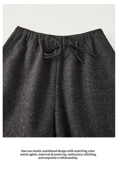 Pantalones de Jogger en Tweed Estampado - Mezcla de Lana Confortable - Image 15