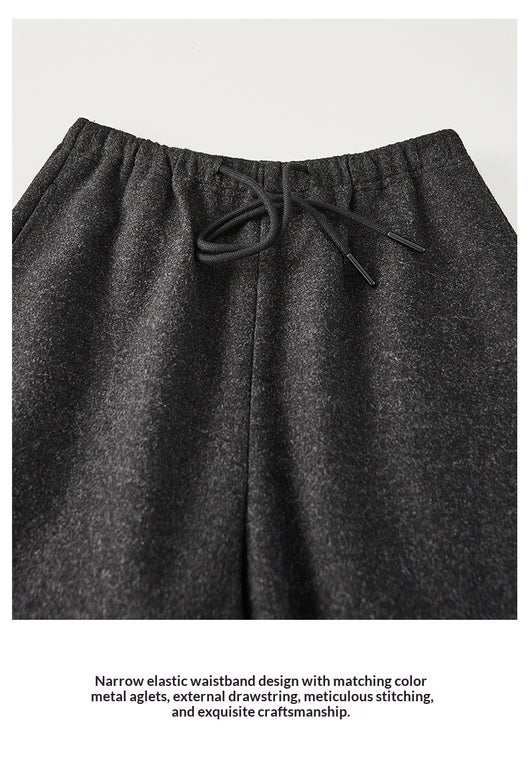 Pantalones de Jogger en Tweed Estampado - Mezcla de Lana Confortable - Image 15