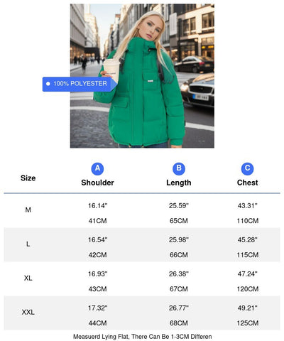 Abrigo Grueso para Otoño e Invierno para Mujer - Image 14