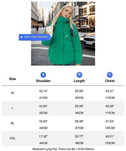 Abrigo Grueso para Otoño e Invierno para Mujer - Image 14
