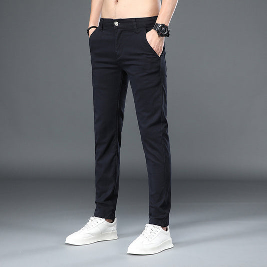 Pantalones de Vestir Elásticos Slim Fit con Cintura Ajustable - Image 2