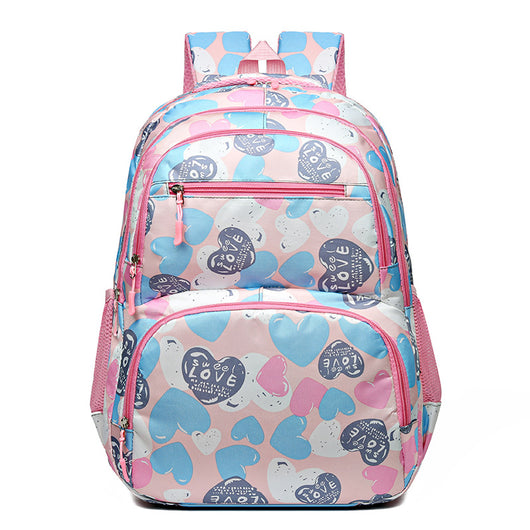 Mochila Escolar de Gran Capacidad con Alivio de Carga para Niños - Image 9
