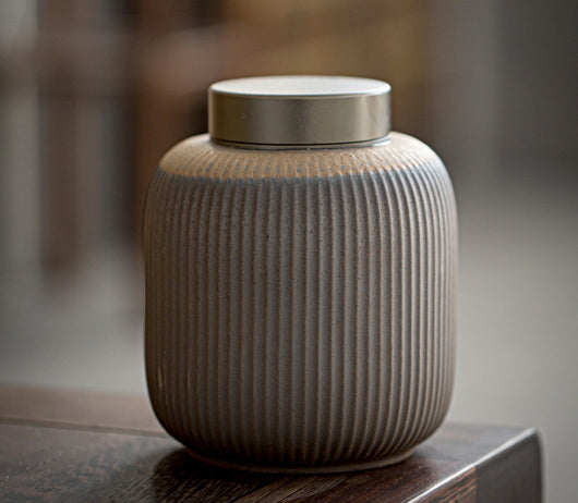 Contenedor de Té de Cerámica Rústica con Sello Hermético Grande - Image 3