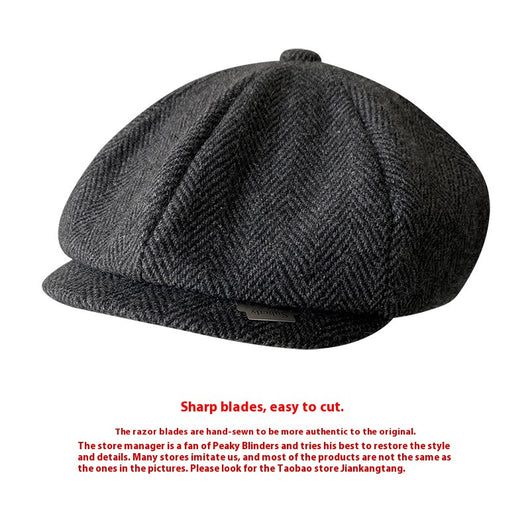 Gorra Octagonal Retro Británica con Visera - Estilo Vintage Yuppie - Image 13