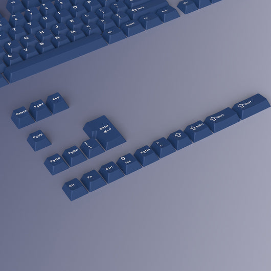 Keycap Grabado en PBT Bicolor Azul con Altura Personalizada - Image 5